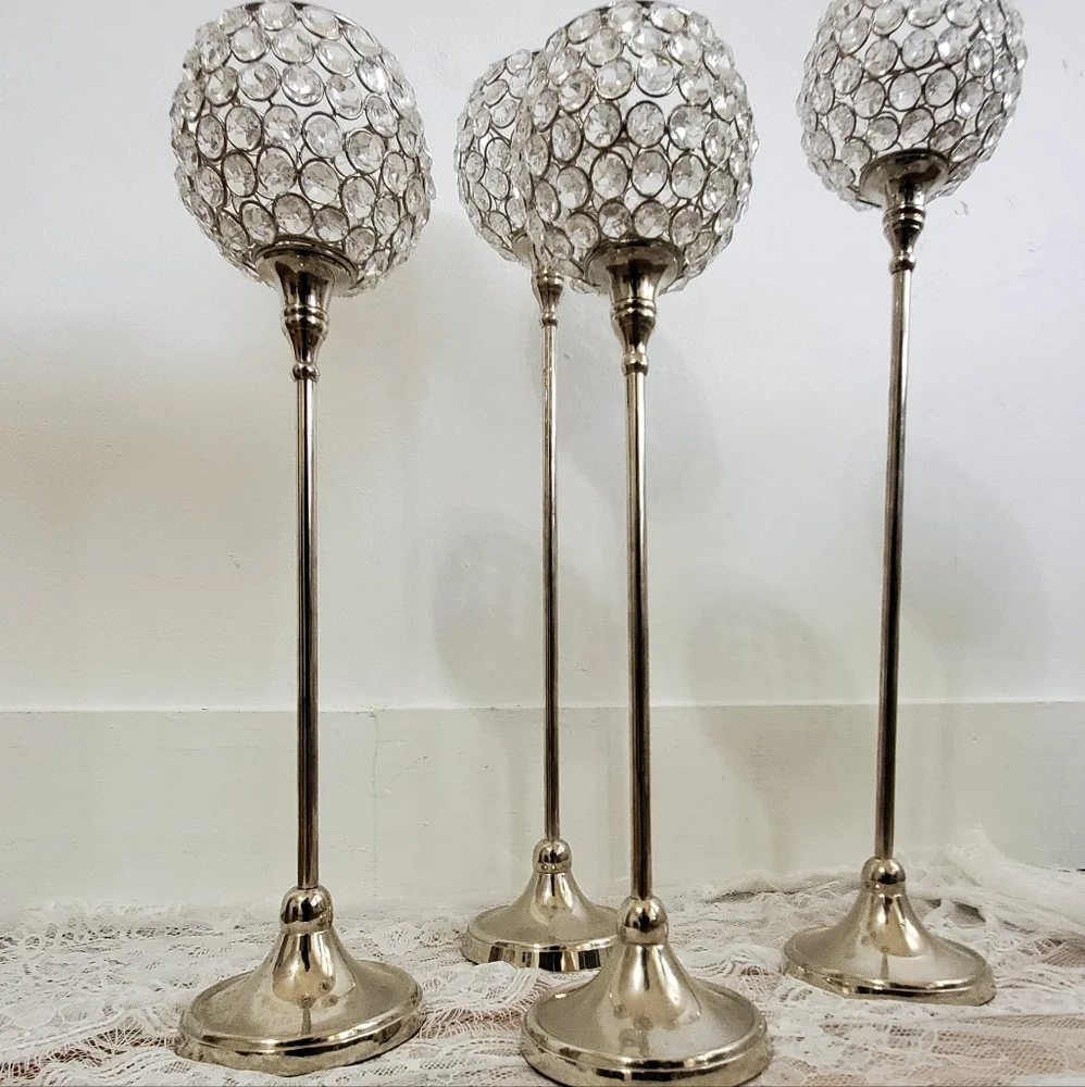 Z Gallerie Tealight Lamps Two 20-inch & Two 17-inch [All Four]